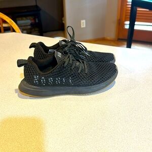 Black Nobull Allday Ripstop black mesh running shoe.